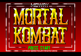 Заставка игры Mortal Kombat